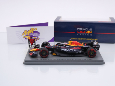 Preview: Spark S8916 # Red Bull RB19 F1 #1 Winner Belgien GP 2023 " Max Verstappen " 1:43