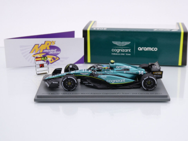 Preview: Spark S8597 # Aston Martin AMR23 F1 #14 Canada GP 2023 " Fernando Alonso " 1:43