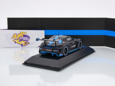 Preview: Spark WAP0204150PCAY # Porsche 718 Cayman GT4 e-Performance 2022 " mattschwarz-blau " 1:43
