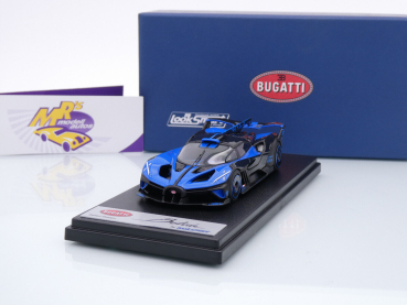 Look Smart LS528 # Bugatti Bolide Launch Configuration 2024 " bugattiblau-schwarz " 1:43