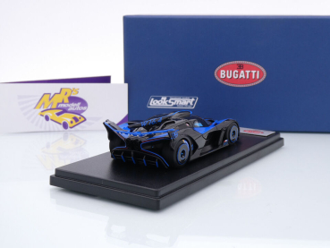 Preview: Look Smart LS528 # Bugatti Bolide Launch Configuration 2024 " bugattiblau-schwarz " 1:43