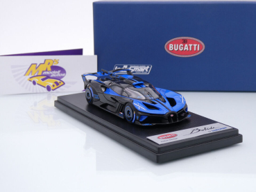 Preview: Look Smart LS528 # Bugatti Bolide Launch Configuration 2024 " bugattiblau-schwarz " 1:43