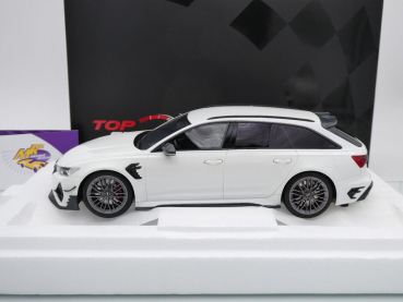 Preview: Top Speed TS0502 # ABT Audi RS6-R Avant Bj. 2023 " Glacier White Metallic " 1:18