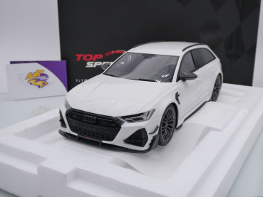 Preview: Top Speed TS0502 # ABT Audi RS6-R Avant Bj. 2023 " Glacier White Metallic " 1:18
