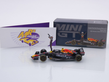 Preview: TSM Mini GT MGT00551-L # Red Bull RB18 #11 Winner Monaco GP 2022 " Sergio Perez " 1:64