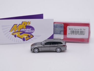 Preview: Herpa 430906 # BMW Alpina B3 Touring (G21) " oxidgraumetallic " 1:87 TOP NEUHEIT