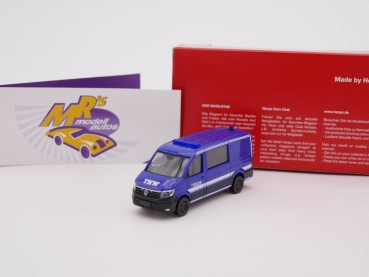 Herpa 096577 # Volkswagen Crafter Halbbus FD " Technisches Hilfswerk " 1:87 NEU