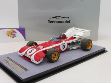 Tecnomodel TM18-194C # Ferrari 312 B2 South Africa GP 1972 " Clay Regazzoni " 1:18