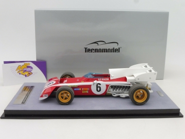Preview: Tecnomodel TM18-194C # Ferrari 312 B2 South Africa GP 1972 " Clay Regazzoni " 1:18