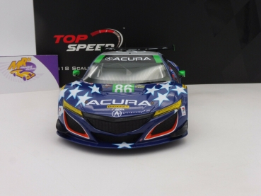 Preview: Top Speed TS0270 # Acura NSX GT3 No.86 IMSA Watkins Glen 2017 " Uncle Sam " 1:18
