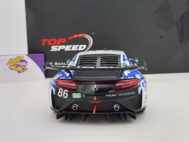Top Speed TS0270 # Acura NSX GT3 No.86 IMSA Watkins Glen 2017 " Uncle Sam " 1:18