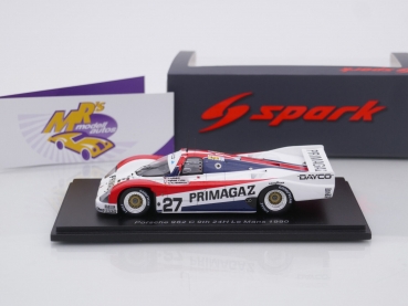 Preview: Spark S9879 # Porsche 962 C Nr.27 9th 24h Le Mans 1990 " Primagaz - O. Altenbach " 1:43