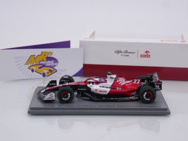 Preview: Spark S8541 # Alfa Romeo C42 Nr.77 F1 5th Emilia Romagna GP 2022 " Valtteri Bottas " 1:43