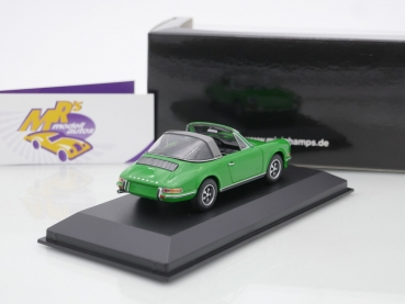 Preview: Minichamps 410060161 # Porsche 911 Targa S Cabriolet Baujahr 1972 " vipergrün " 1:43