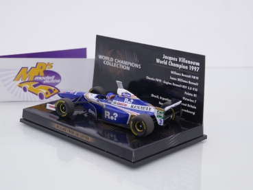 Preview: Minichamps 436976603 # Williams FW19 Nr.3 F1 World Champion 1997 " Jacques Villeneuve " 1:43