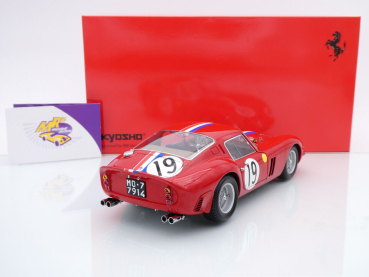 Preview: Kyosho 08438A # Ferrari 250 GTO #19 24h Le Mans 1962 " Guichet - Noblet " 1:18