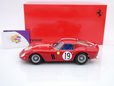 Preview: Kyosho 08438A # Ferrari 250 GTO #19 24h Le Mans 1962 " Guichet - Noblet " 1:18