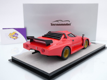 Preview: Tecnomodel TM18-258D # Lancia Stratos Gruppe 5 Press Version 1976 " rot " 1:18