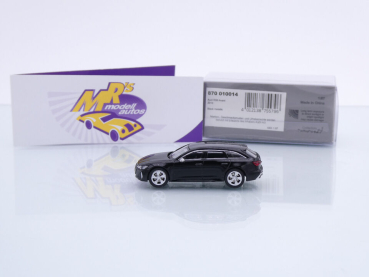 Preview: Minichamps 870010014 # Audi RS6 Avant Baujahr 2019 " schwarzmetallic " 1:87