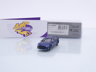 Minichamps 870010011 # Audi RS6 Avant Baujahr 2019 " dunkelblaumetallic " 1:87