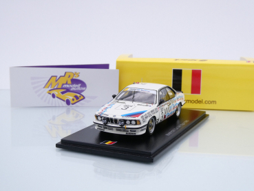 Spark SB660 # BMW 635 Csi 24h Spa 1985 " BMW M Technic - Johnny Cecotto " 1:43