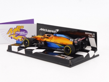 Minichamps 537204455 # McLaren Renault MCL35  Austrian GP 2020 " Carlos Sainz Jr. " 1:43