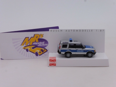 Preview: Busch 51923 # Land Rover Discovery Einsatzfahrzeug " Wasserschutzpolizei " 1:87