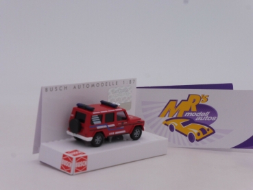 Preview: Busch 51467 # Mercedes Benz G-Klasse " Freiwillige Feuerwehr Taufkirchen " 1:87