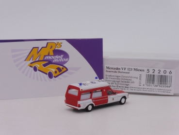 Preview: Busch 52206 # Mercedes Benz VF 123 Miesen Baujahr 1977 " Feuerwehr Dortmund " 1:87