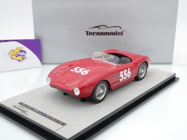 Tecnomodel TM18-246C # Ferrari 735S-166MM Spyder Nr.556 Mille Miglia 1954 " G. Parravicini - E. de Graffenried " 1:18