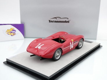 Preview: Tecnomodel TM18-246B # Ferrari 735S-166MM Spyder Nr.14  Dell'Autodromo GP 1953 " Alberto Ascari " 1:18