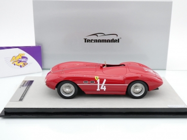 Preview: Tecnomodel TM18-246B # Ferrari 735S-166MM Spyder Nr.14  Dell'Autodromo GP 1953 " Alberto Ascari " 1:18
