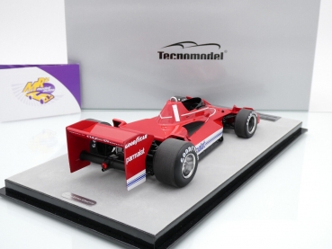 Preview: Tecnomodel TM18-283C # Brabham Alfa Romeo BT45C F1 Nr.1 2ter Platz Silverstone British GP 1978 " Niki Lauda " 1:18