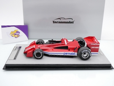 Preview: Tecnomodel TM18-283C # Brabham Alfa Romeo BT45C F1 Nr.1 2ter Platz Silverstone British GP 1978 " Niki Lauda " 1:18