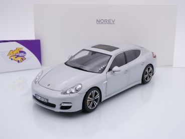 Norev 187609 # Porsche Panamera Turbo Baujahr 2009 " silbermetallic " 1:18