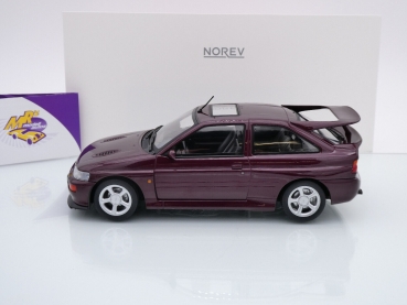 Preview: Norev 182778 # Ford Escort Cosworth Baujahr 1992 " lilametallic " 1:18