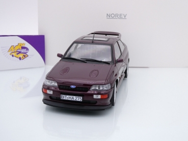Preview: Norev 182778 # Ford Escort Cosworth Baujahr 1992 " lilametallic " 1:18
