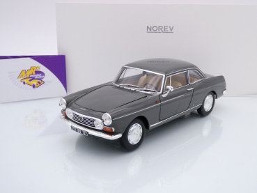 Norev 184834 # Peugeot 404 Coupe Baujahr 1967 " dunkelgraphitgrau " 1:18