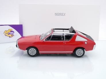 Preview: Norev 185371 # Renault 17 Gordini Decouvrable Baujahr 1975 " rot " 1:18