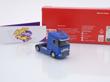 Preview: Herpa 315791-002 # DAF XG+ 2-achs Zugmaschine in " dunkelblau " 1:87