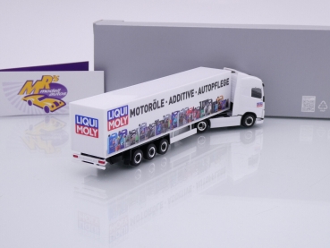 Preview: Herpa 950107 # Volvo FH GL Koffer-Sattelzug " Liqui Moly - Motoröle " 1:87