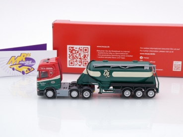 Preview: Herpa 316293 # Scania CS 20 HD Eutersilo-Sattelzug " Preben Hansen / Dänemark " 1:87