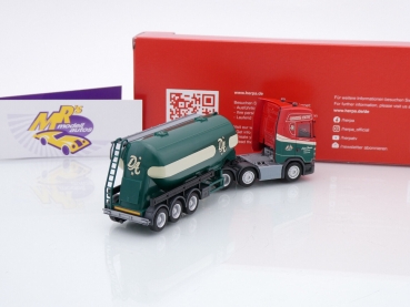 Preview: Herpa 316293 # Scania CS 20 HD Eutersilo-Sattelzug " Preben Hansen / Dänemark " 1:87