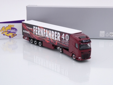 Preview: Herpa 953160 # DAF XG+ Koffer-Sattelzug " 40 Jahre Fernfahrer / Truck Grand Prix 2023 " 1:87