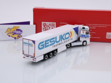 Preview: Herpa 315951 # Mercedes-Benz Actros '18 Kühlkoffer-Sattelzug " Gesuko Thermologistik " 1:87