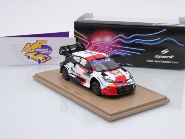 Preview: Spark S6709 # Toyota GR Yaris Rally1 WRC Nr.69 Sieger Rallye Safari Kenya 2022 " J. Halttunen - K. Rovanpera " 1:43