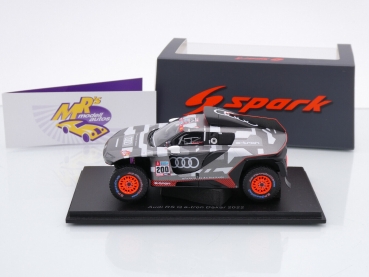 Preview: Spark S3188 # Audi RS Q e-tron Nr.200 Rallye Dakar 2022 " Stephane Peterhansel - Edouard Boulanger " 1:43