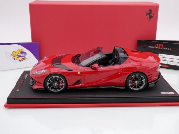 Preview: MR FE034B # Ferrari 812 Competizione A Spyder Baujahr 2021 " Ferrarirot-schwarz (Rosso Corsa) " 1:18