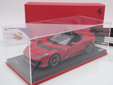 Preview: MR FE034B # Ferrari 812 Competizione A Spyder Baujahr 2021 " Ferrarirot-schwarz (Rosso Corsa) " 1:18
