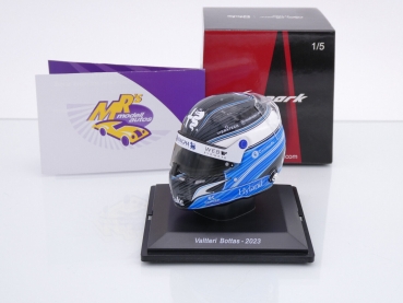 Preview: Spark 5HF089 # Helm Formel 1 Alfa Romeo Stake Racing " Valtteri Bottas " Nr.77 2023 1:5